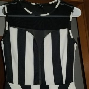 Cute white and black dress shirt